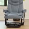 Flash Furniture Allie Recliner Chair with Ottoman Gray LeatherSoft Swivel Recliner Chair with Ottoman Footrest BT-7821-GY-GG - alternate 9